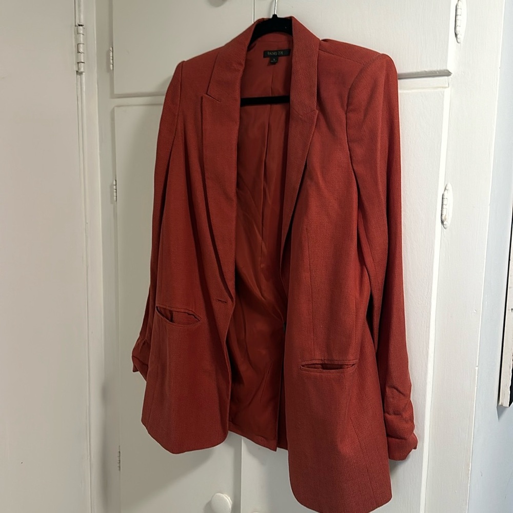 Rachel Zoe rust color blazer